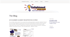 Desktop Screenshot of enlightenedlearning.org